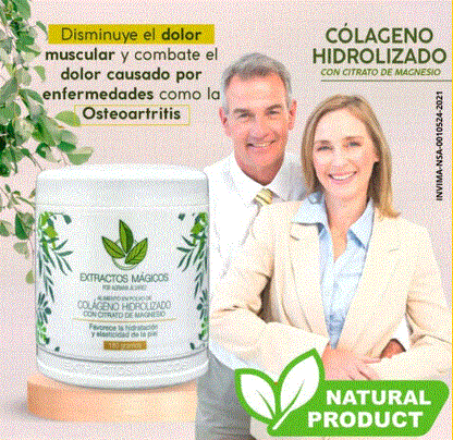 Extractos de colágeno con magnesio.