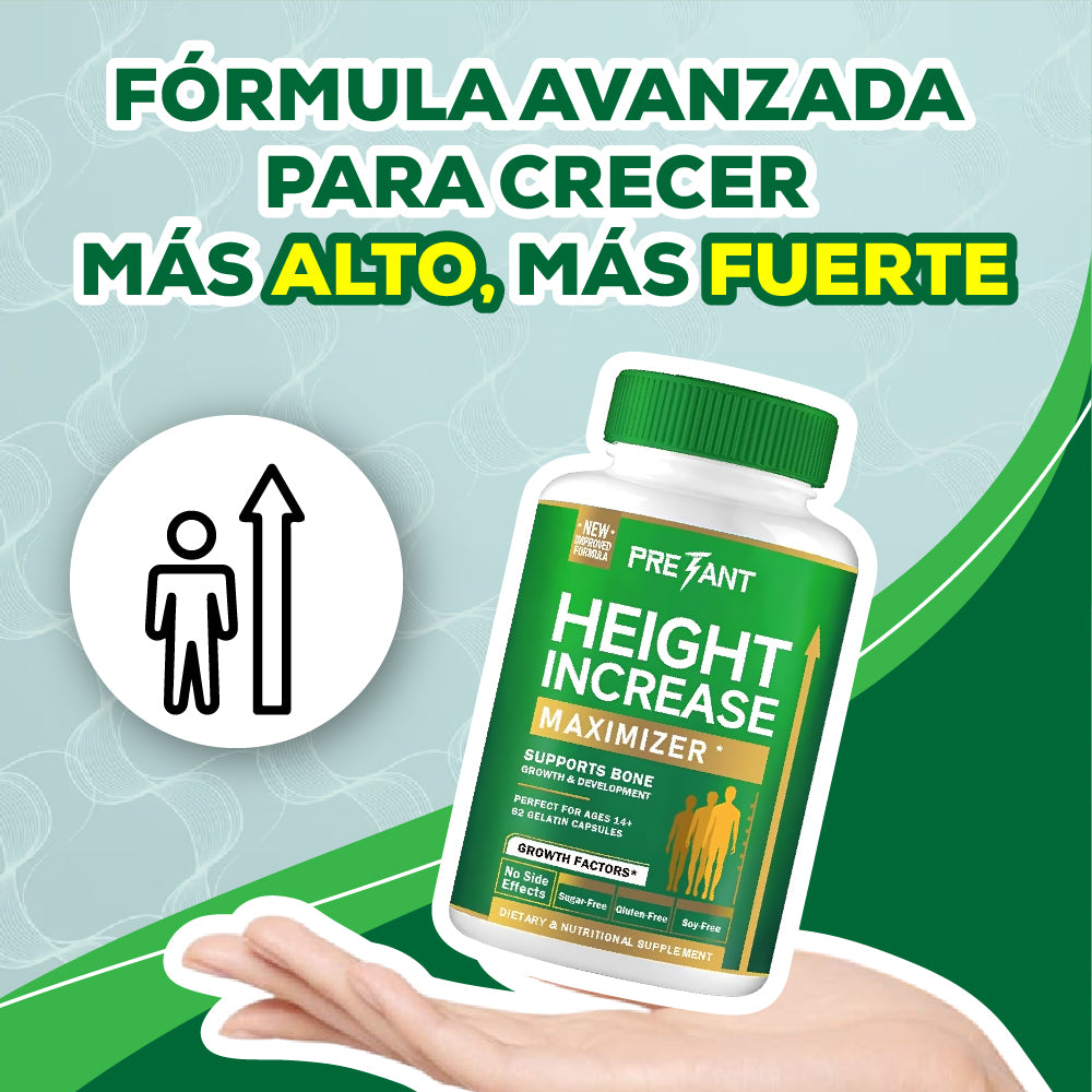 Estimula la hormona del crecimiento con Height increase.
