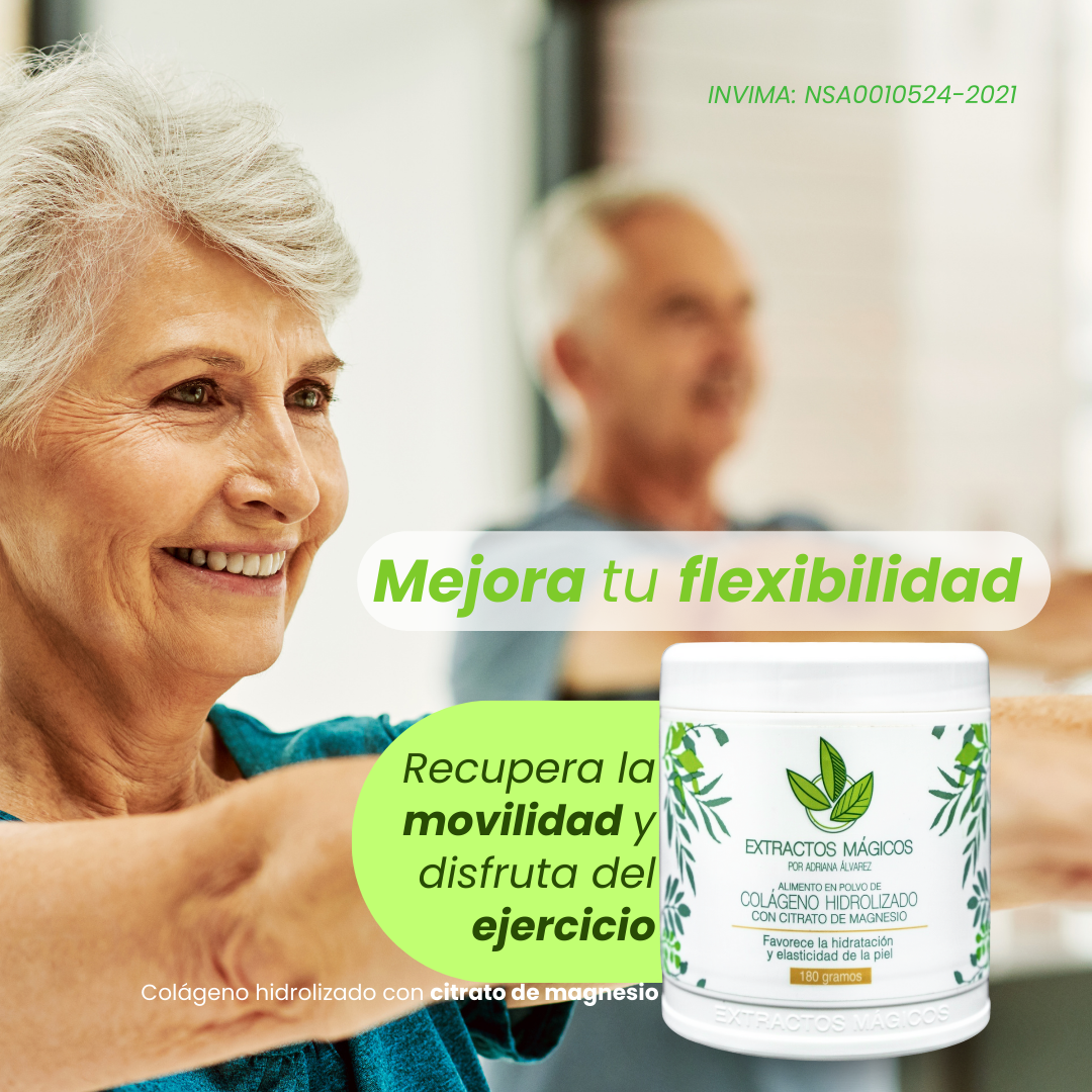 Extractos de colágeno con magnesio.