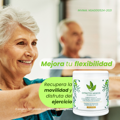 Extractos de colágeno con magnesio.
