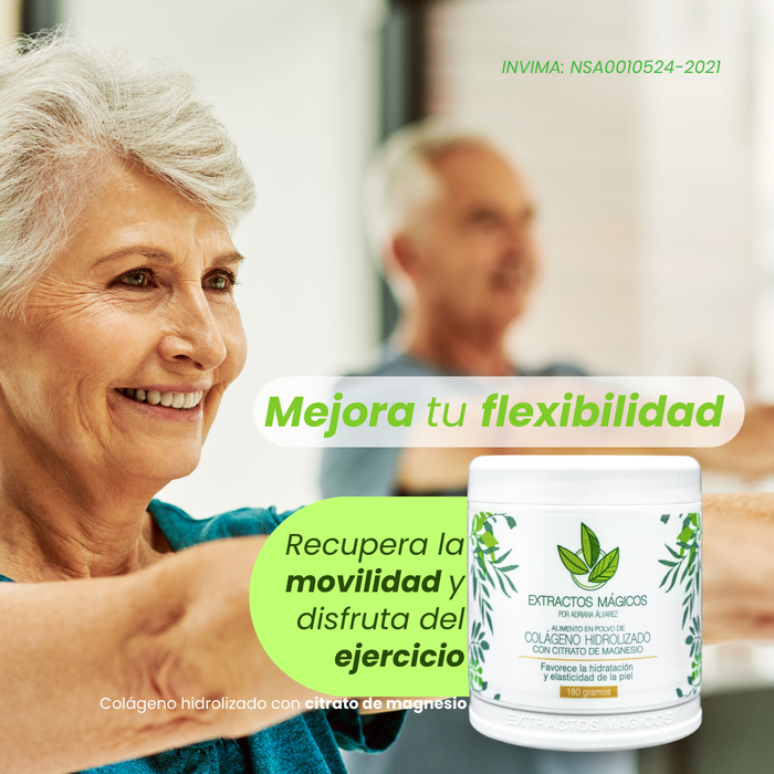 Extractos de colágeno con magnesio.