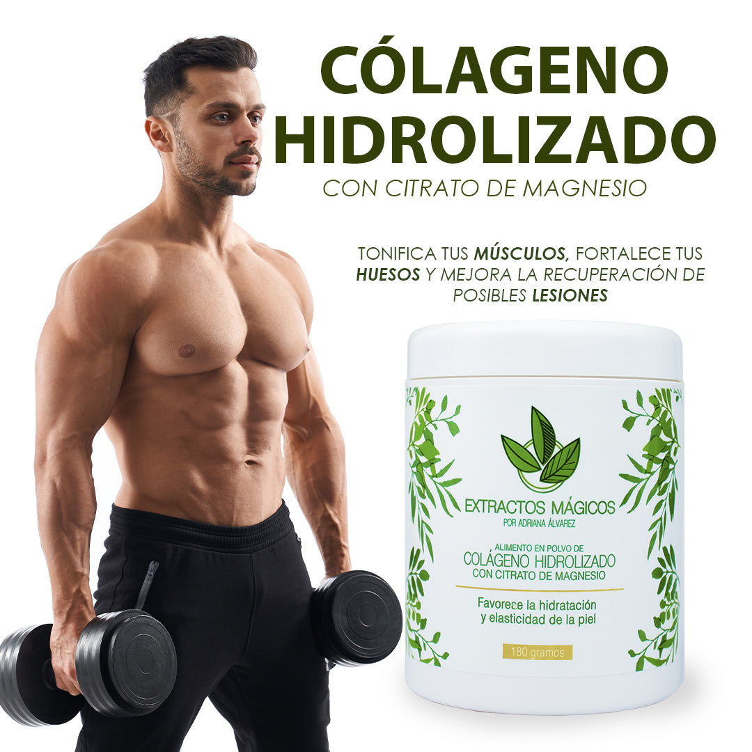 Extractos de colágeno con magnesio.