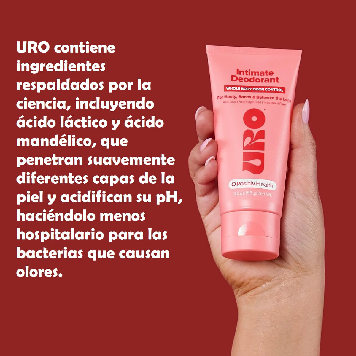 Frescura con Desodorante intimo URO.