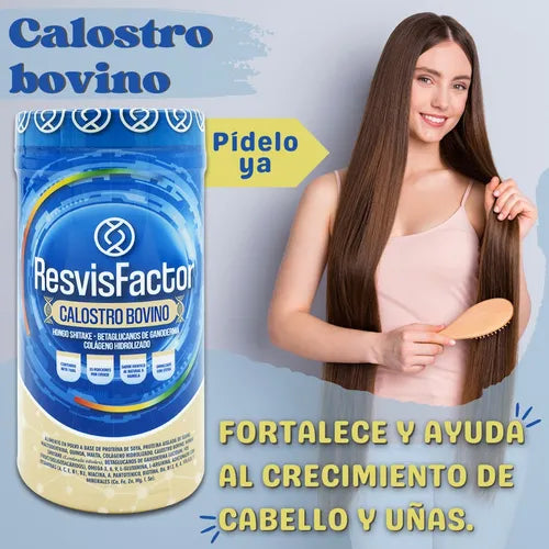 Antivejecimiento con Revisfactor calostro bovino.