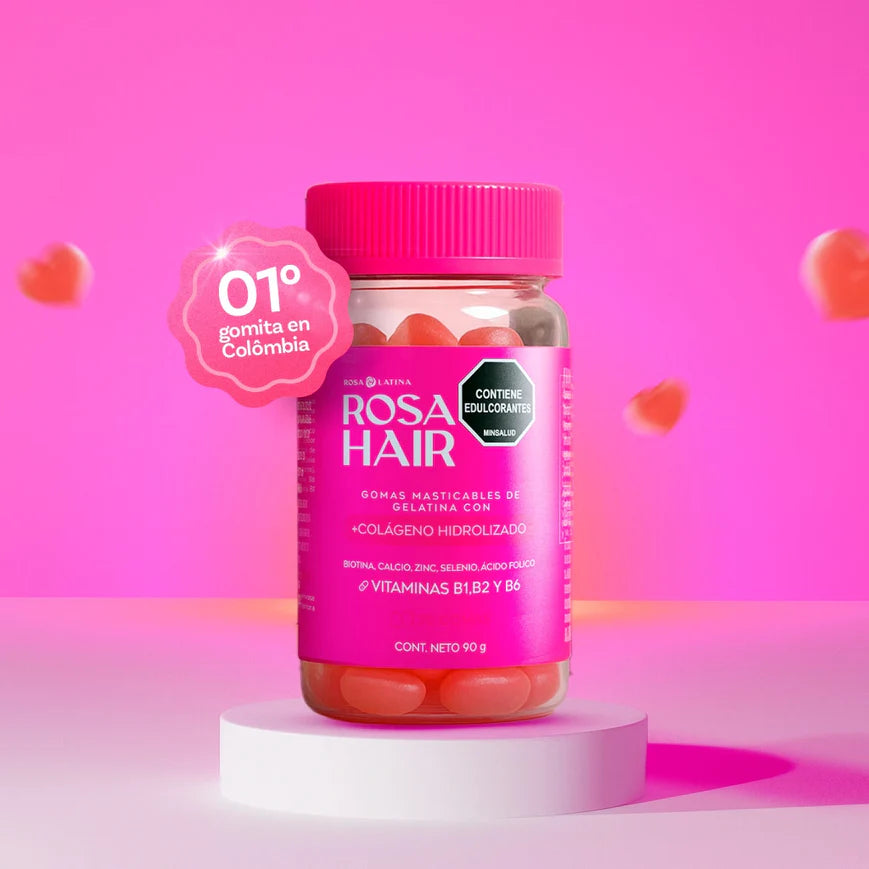 Salud capilar con la Biotina Rosa hair.
